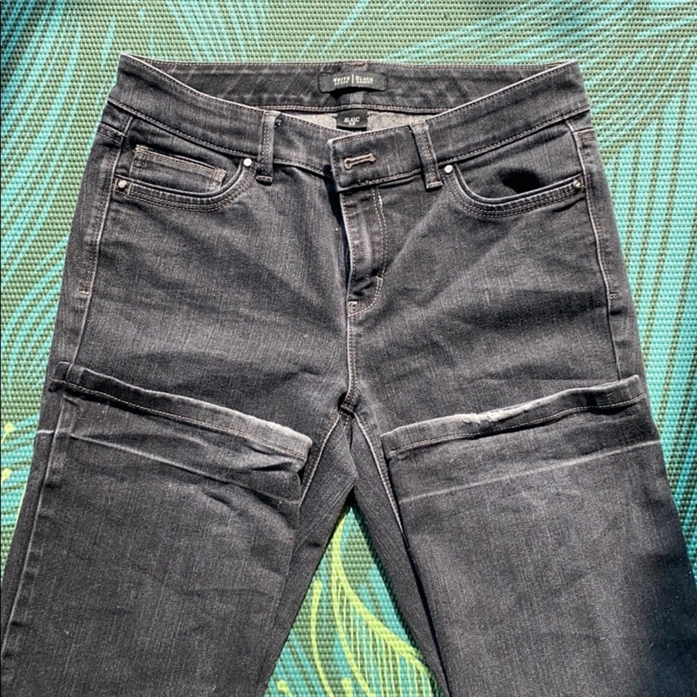WHBM black denim jeans